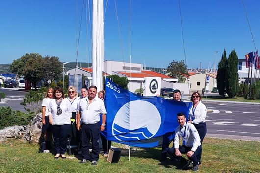 Die Blaue Flagge wurde in der Marina zum 26. Mal gehisst 